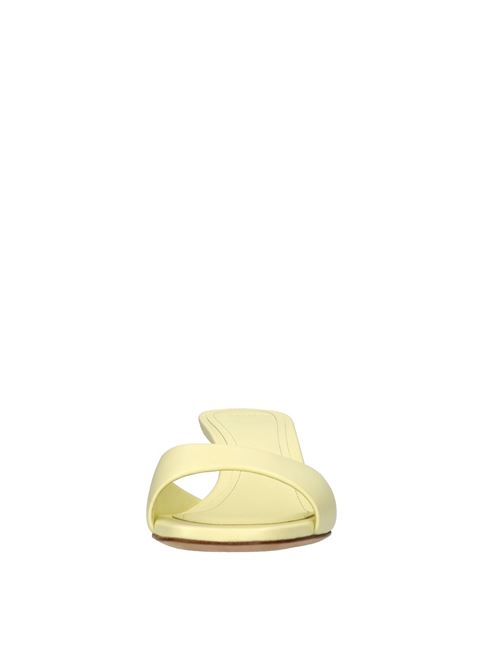 Mules in pelle 3JUIN | LEA 055 KOI PLUMETTECITRINE